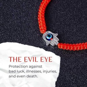 Hamsa Hand Red String Bracelet – Evil Eye Protection
