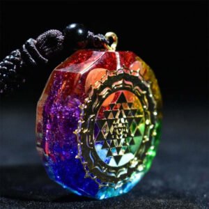 Chakra Orgonite Necklace – Balances Orgone Energy & EMF Protection