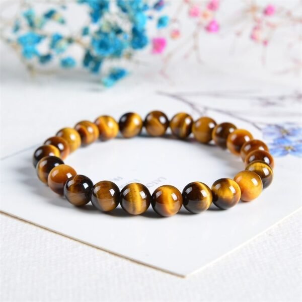 Gold Tiger Eye Bracelet - Power & Prosperity - Image 2